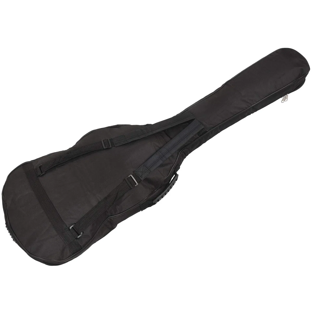 Schwarze wasserdichte Doppelriemen-Bass-Rucksack-Tasche für elektrische 5 mm dicke Schaumstoffpolsterung, Schwarz