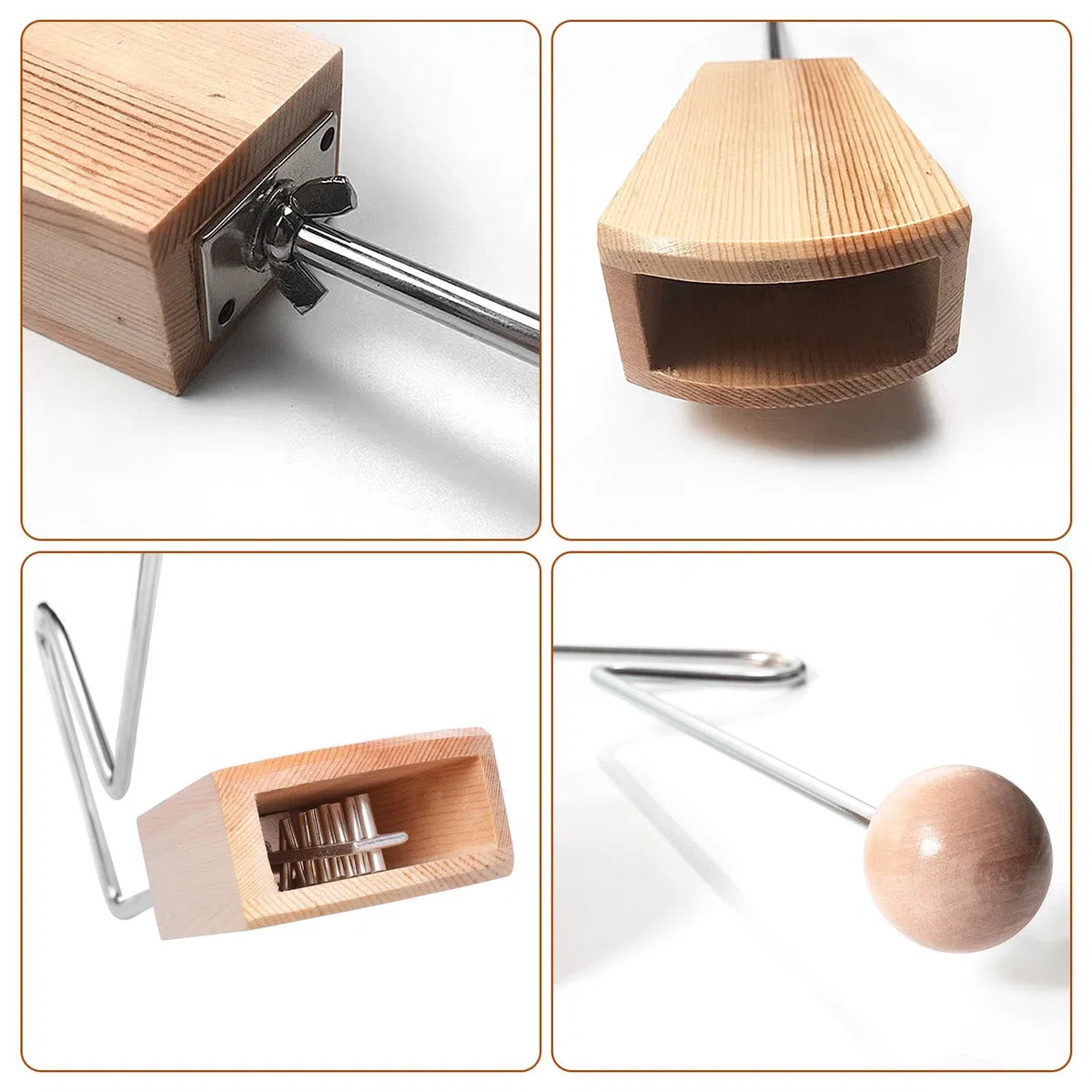 Vibraslap Percussion Instrument Hochwertiges Perkussionsinstrument Effekt-Instrument Klapperschlange Tiergeräusche Vibraslap Instrument Für Lateinamerikanische Musik