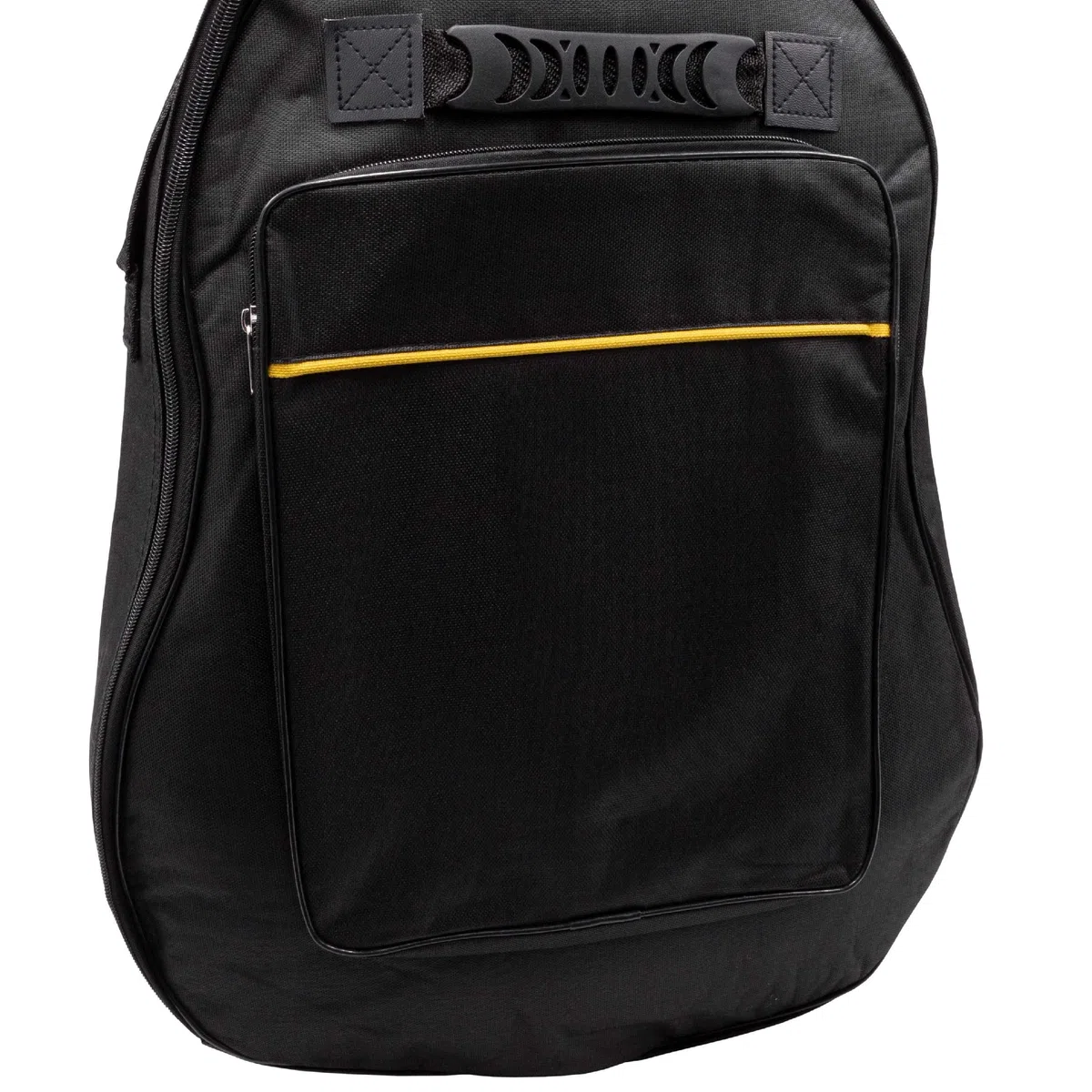 vhbw Tasche für E-Gitarre, Gitarre - Gitarrentasche mit Schultergurten, Gelb Schwarz, 105 x 35 x 8 cm
