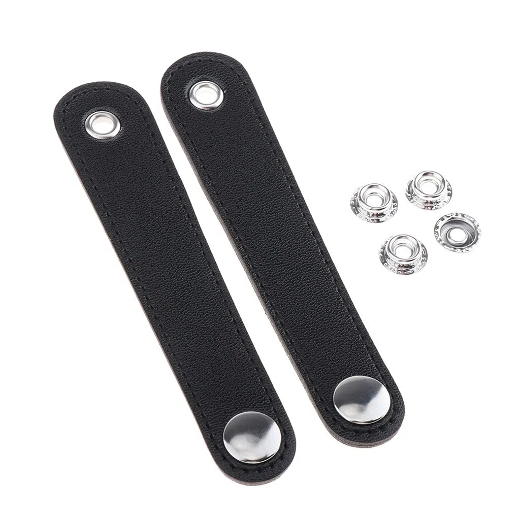 Balghalter Riemen Akkordeon Balg Ersatzteile Riemen, Schwarzes - Mittenabstand 10,4 cm
