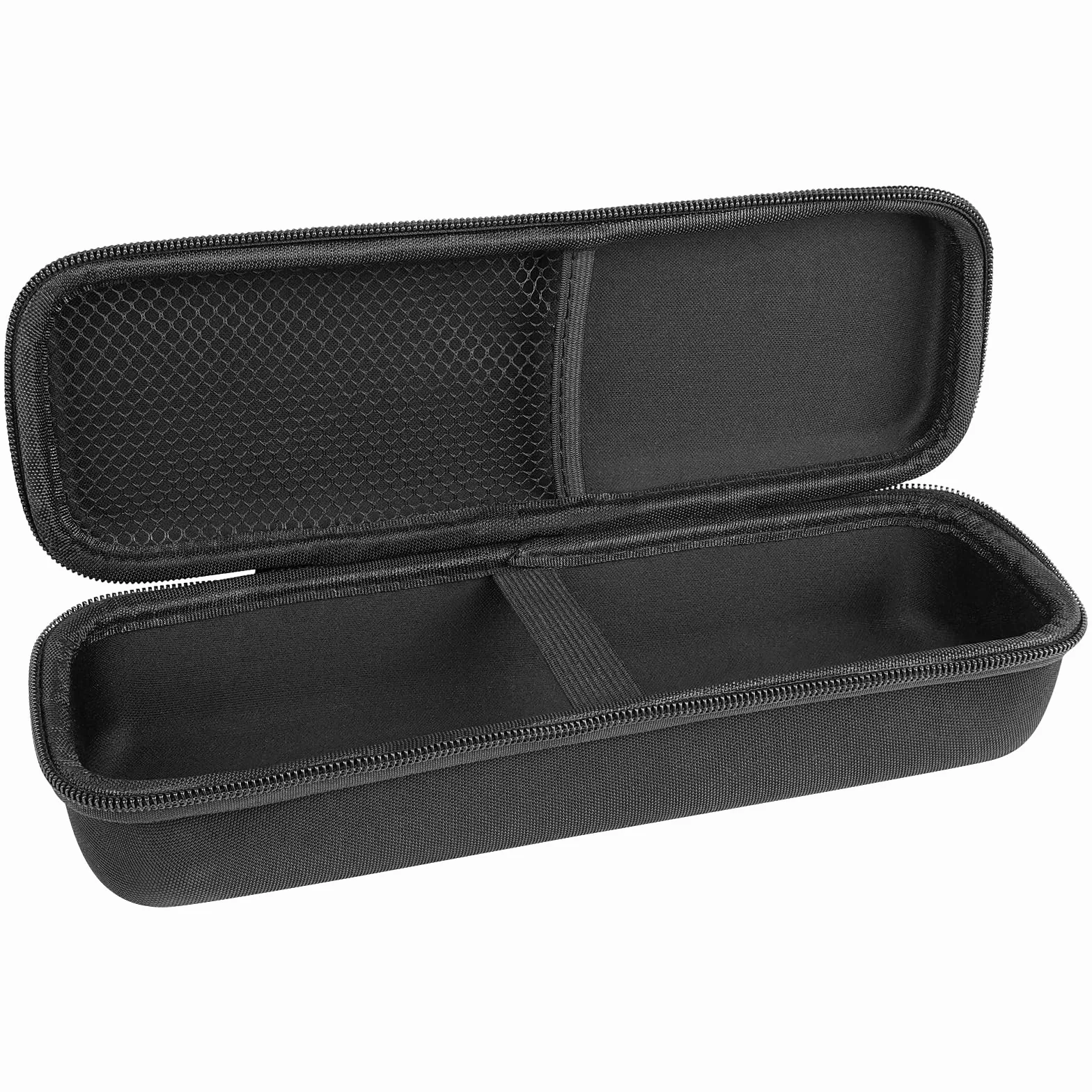 GEEKRIA für Kreative Mikrofontasche, Mikrofon-Tragetasche, Reise-Schutztasche mit Kabelaufbewahrung, kompatibel mit TONOR TW630, TW620, Dolphin MCX10, MCX20, Gemini Sound GMU-M100 (Schwarz)