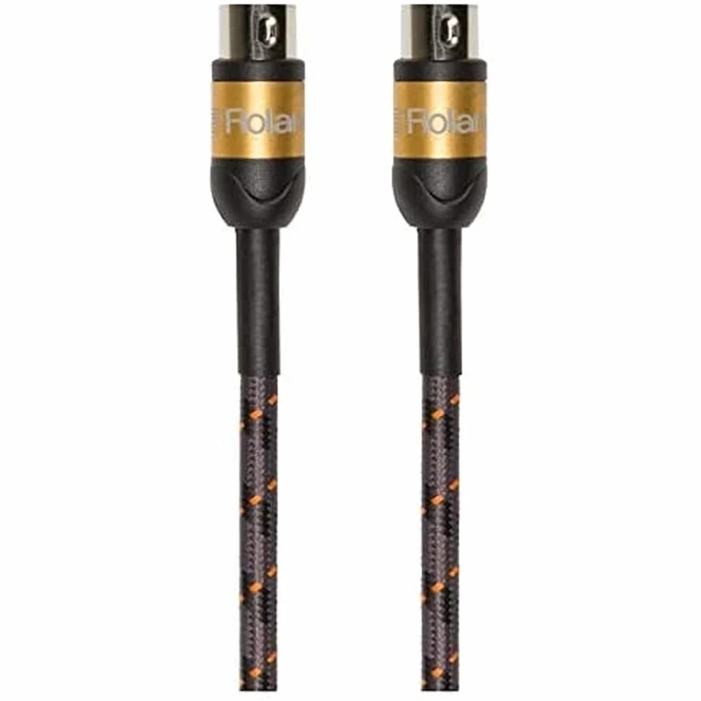 Roland Gold-Serie Premium-MIDI-Kabel, Länge: 1,5m – RMIDI-G5