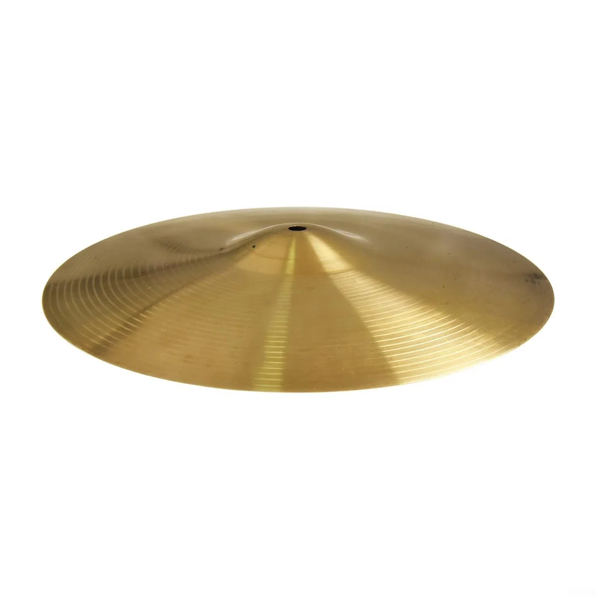 Goldene Messing-Becken für Schlagzeug-Set, Percussion, inkl. Splash Crash und Hi-Hat, in den Größen 6, 8, 10, 12, 14, 16 Zoll, für alle Schwierigkeitsstufen (35,6 cm)