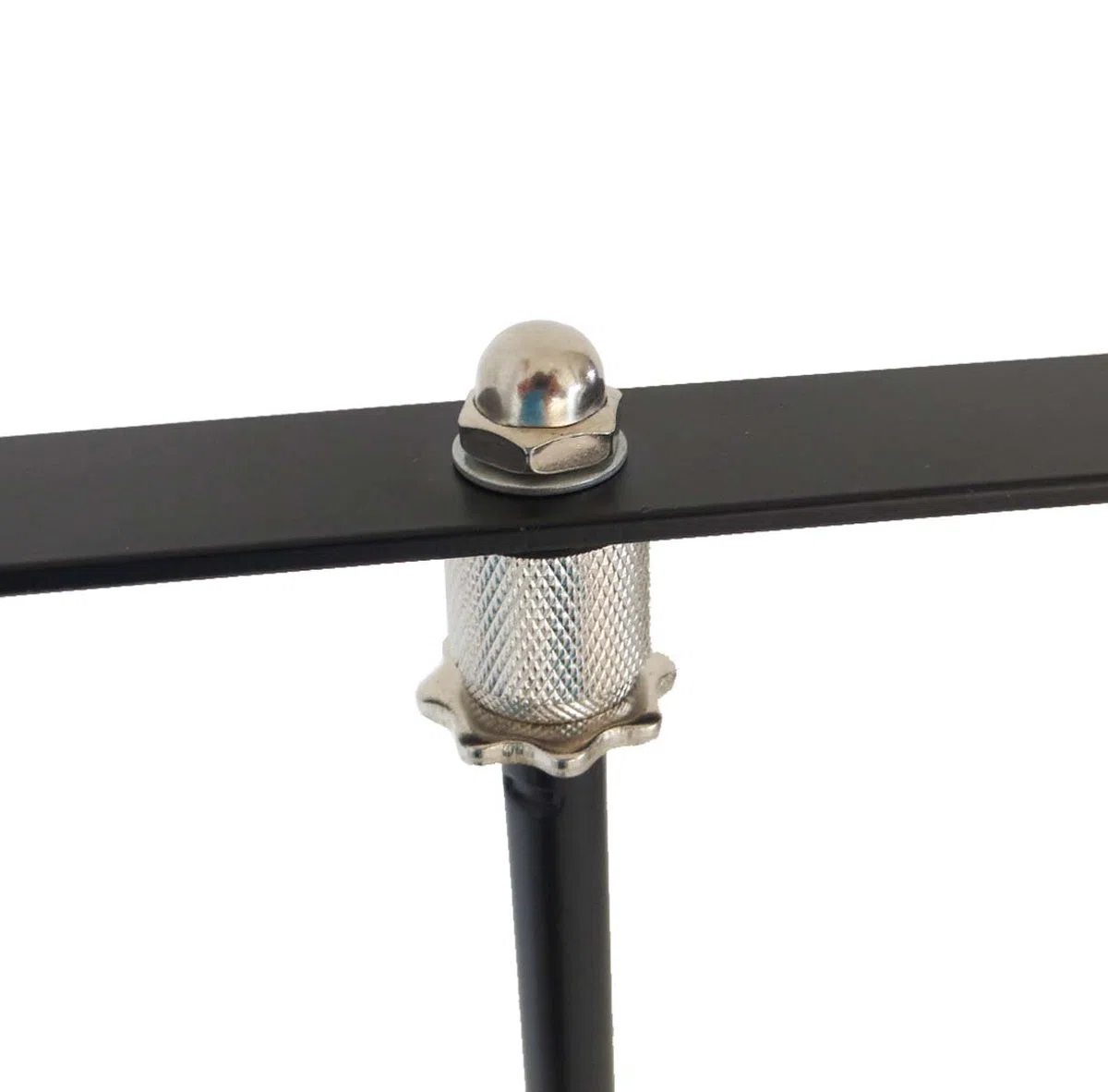 keepdrum Mikrofonständer (STB01 Stereo-Schiene T-Bar, Black)