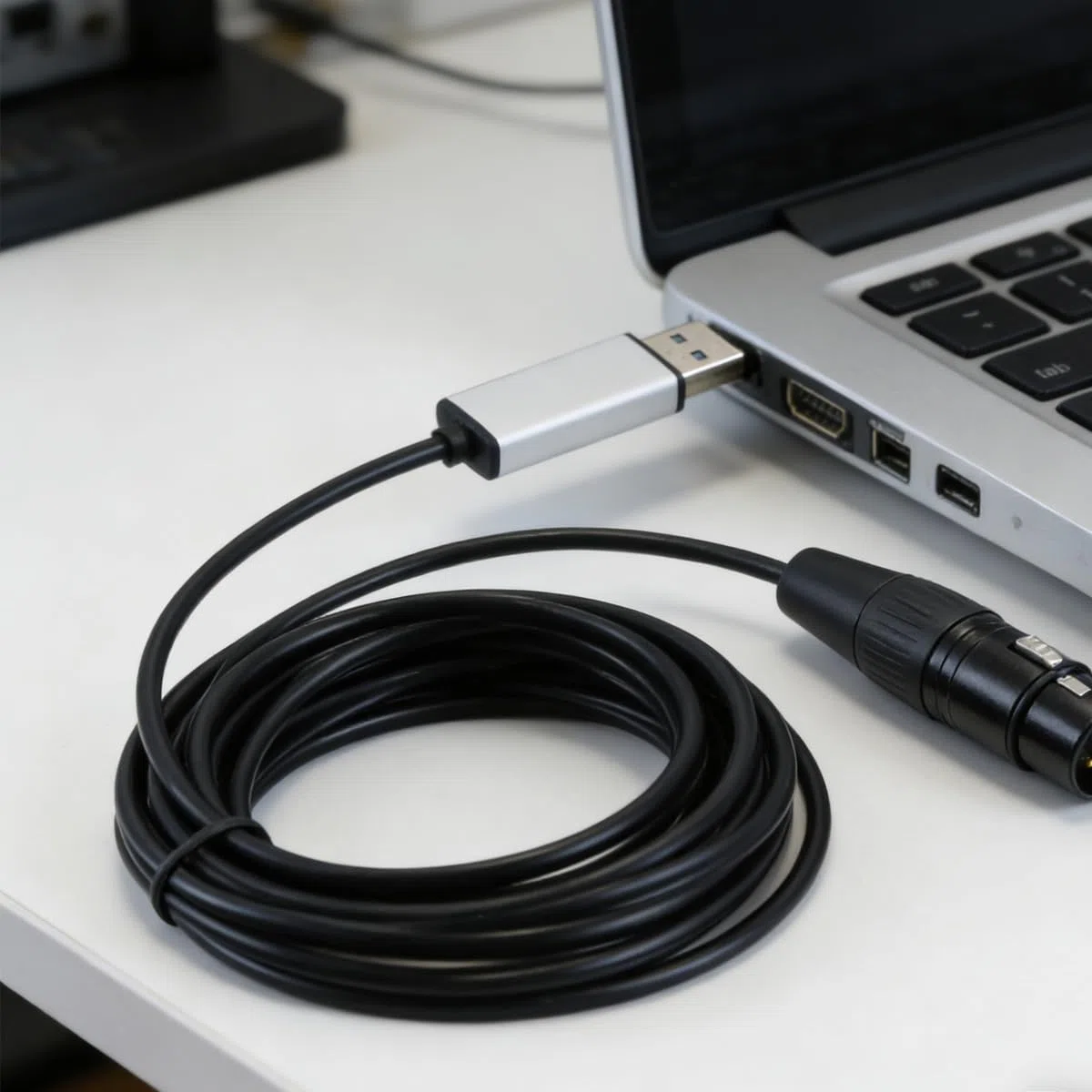 5 m USB-zu-DMX-Interface-Adapter RS485-Konverter seriell 3-PIN XLR DMX512 Freestyler Software PC zur Bühnenbeleuchtungssteuerung Dimmerkabel