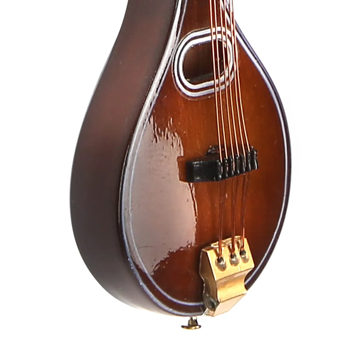 Mandoline Geschenk Mandoline Dekoration, niedliches Mini-Modell Musikinstrument, Miniatur-Mandoline, 10 cm, Geschenk Kinder Musikliebhaber Heimdekoration