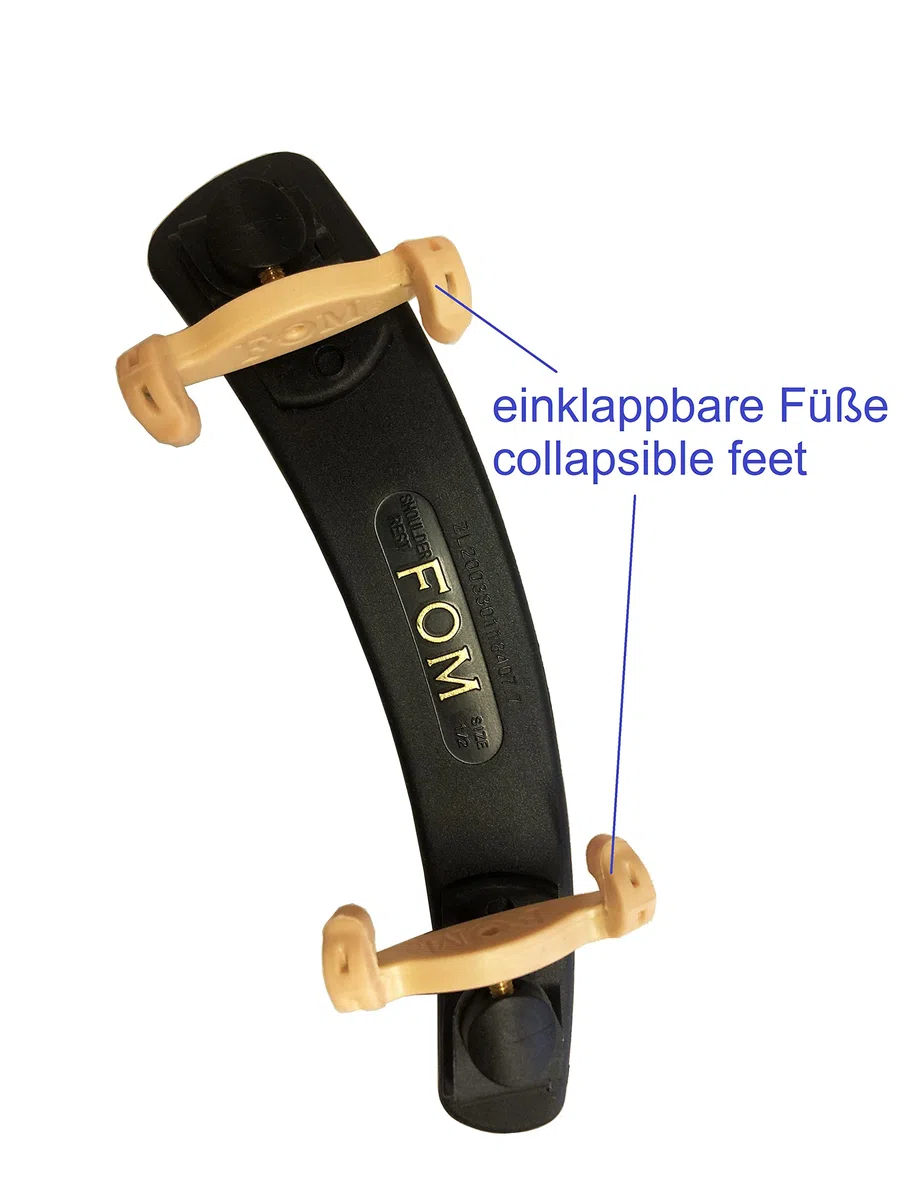 Schulterstütze Violine Geige mezzo-forte FOM, Gr. 1/2 – verstellbar, ergonomisch, für Kinder