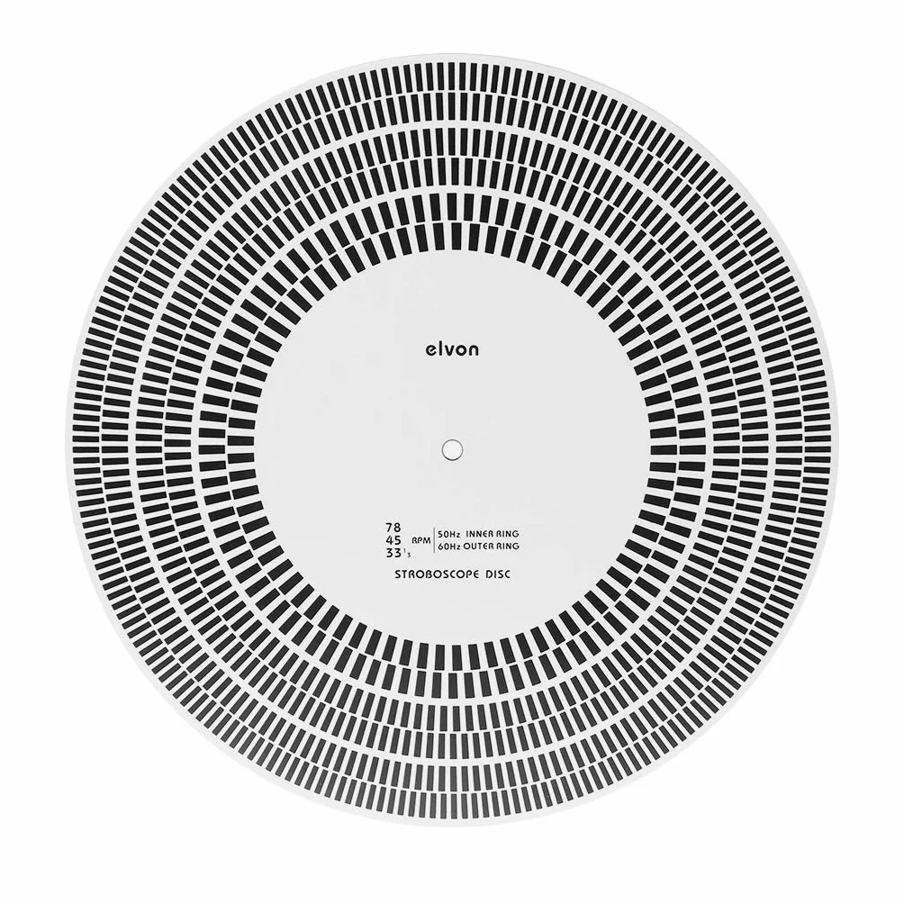 DollaTek LP Schallplatte Plattenspieler Phono Tachometer Kalibrierung Strobe Disc Stroboskop Matte 33,3 45 78 U/min