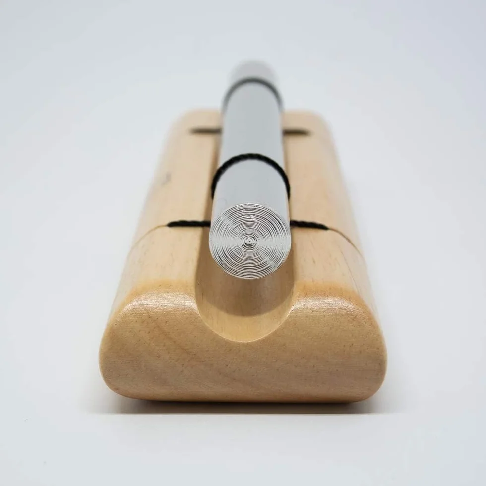 Nino Percussion Energy Chimes Musikinstrument – Klein – inklusive Schlägel – für Kinder ab 3 Jahren – Holz und Aluminium, Natur (NINO579S)