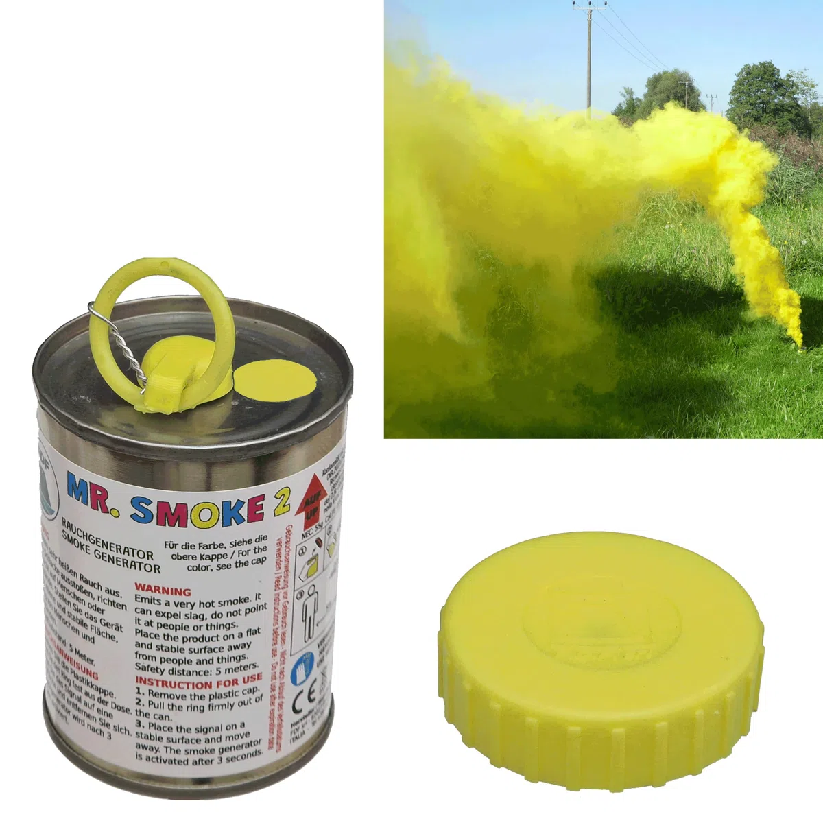KLIMA Raucherzeuger Mr. Smoke Typ 2 in Gelb