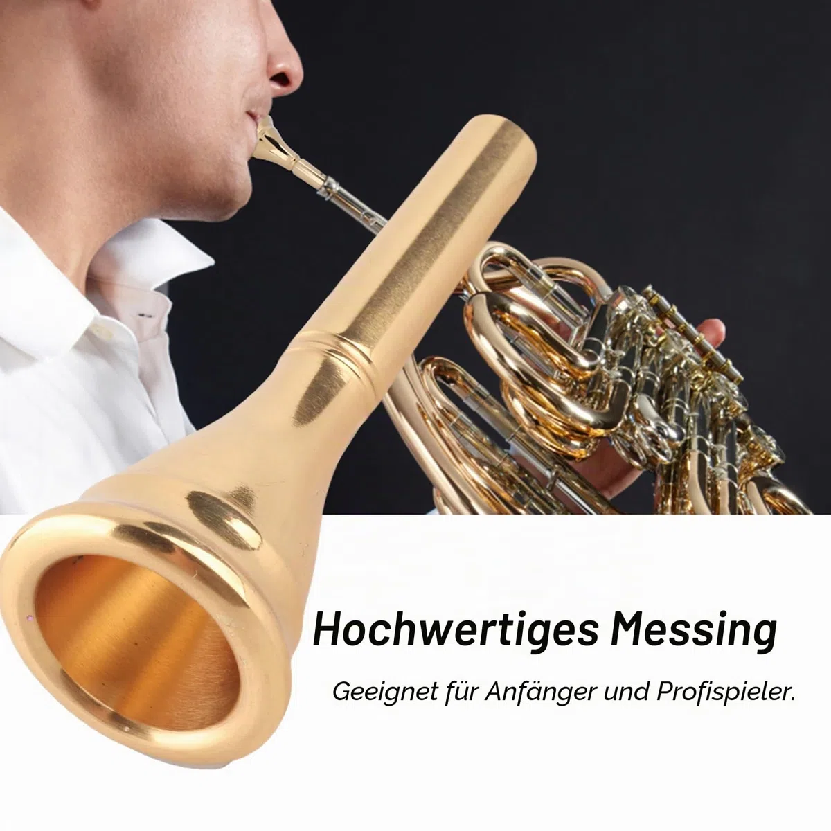 Horn Mundstück, Messing Mundstück Französisch Horn Ersatz Zubehör