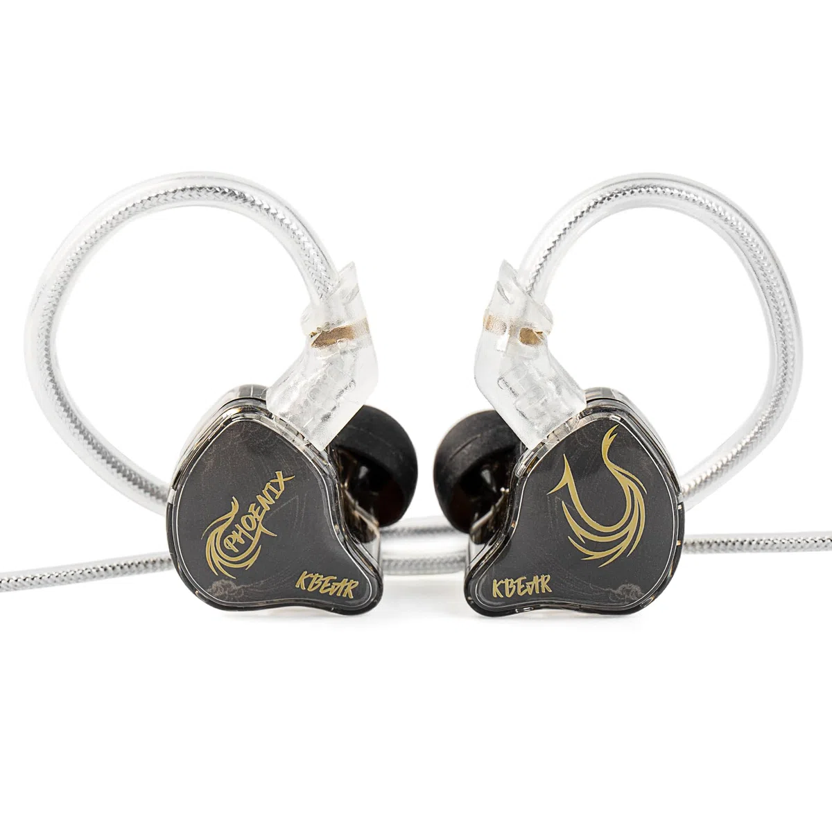 keephifi KBEAR Phoenix In Ear Kopfhörer, In Ear Gaming Kopfhörer mit 10-mm-Dual-Magnet DD, IEMs Gaming mit Kabel Kraftvoller Bass, In-Ear-Ohrhörer PET-Membran, IEM Noise Cancelling für Gamer, PS5