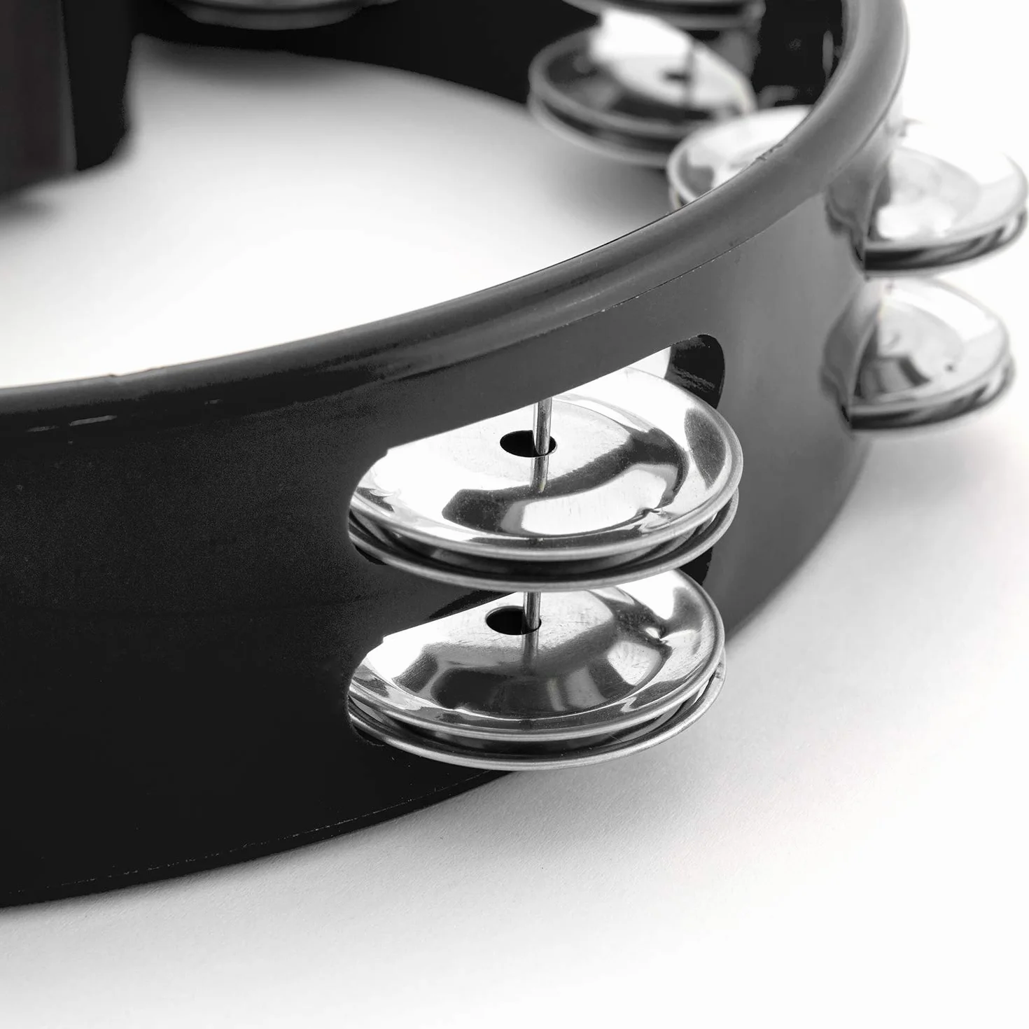TIGER TAM14-BK Half Moon Tamburin - Schwarz