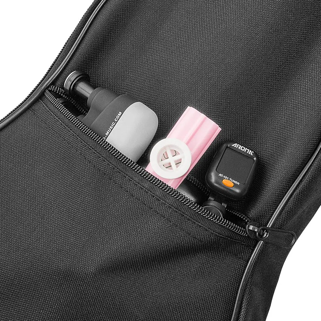Gitarrentasche Ukulelen Paket Wasserdicht,mit Schultergurt und Griff,für Akustikgitarre und Klassikgitarre,mit zusätzlichen Taschen zum einfachen Laden von Musiknoten oder Tuner-Gitarrenzubehör