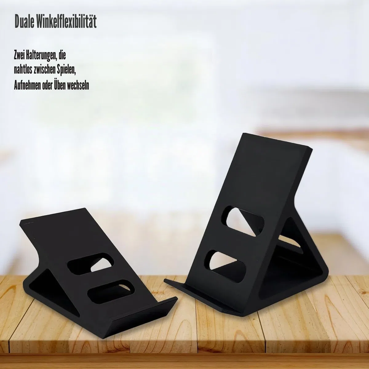 Gitarren-Pedalboard-Halter, 2 Stück, kleiner Verstärker, Gitarren-Pedalboard-Halter für 30 Grad und 60 Grad, Mini-Effekt-Organizer, Ständer für Heimstudios, Desktops und Übungsräume