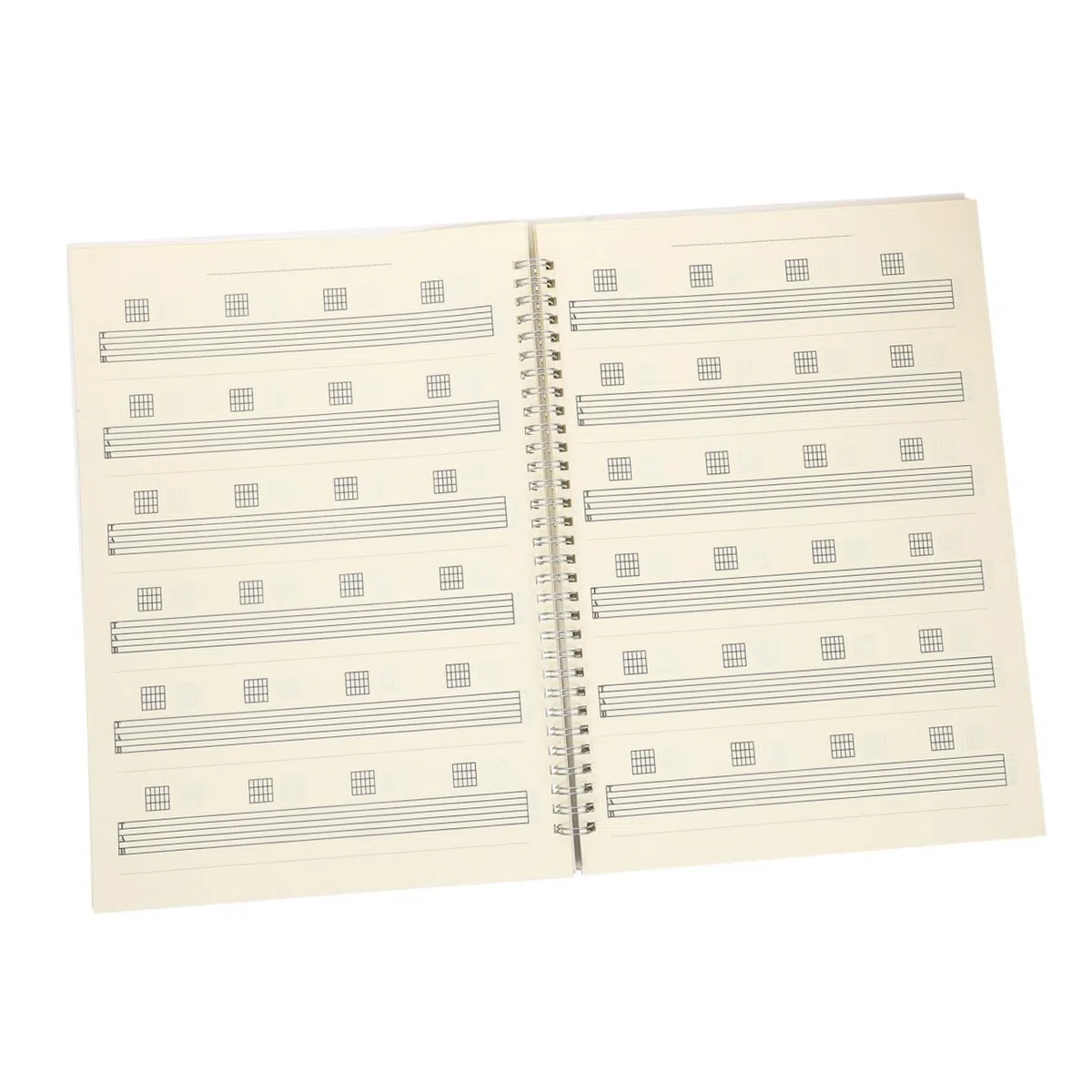 BESTonZON Gitarren Notizbuch Passend für Rucksack und Gitarrentasche für Gitarristen mit Wasserdichtem Papier und Tragbarem Spiraldesign für Anfänger