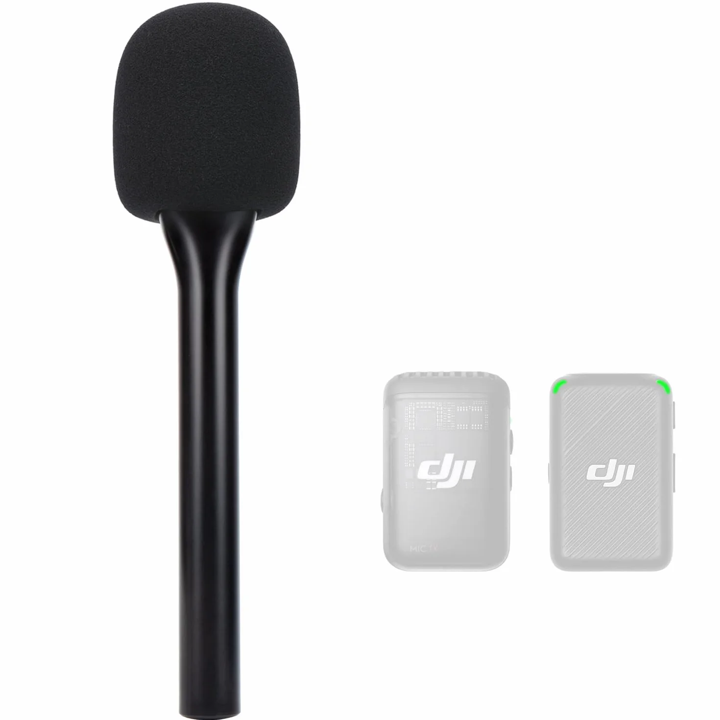 Tragbarer kabelloser Mikrofonständer für DJI-Mikrofon, Halterung für DJI Mic 2, tragbarer Mikrofonadapter für Interviews Kolloquio