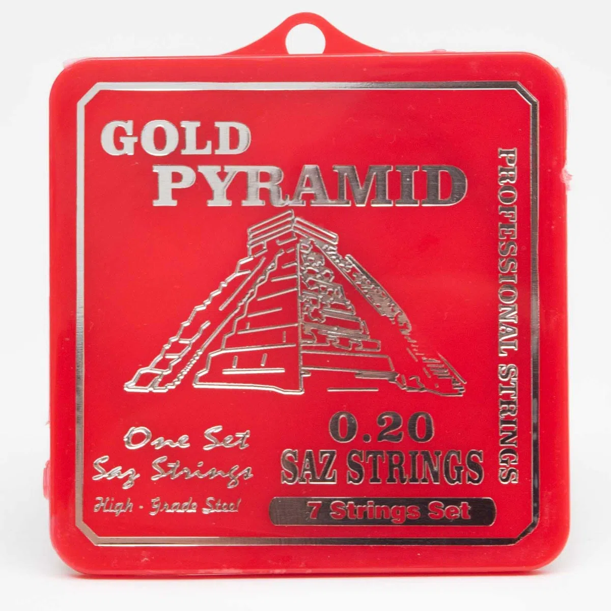Original Pyramid Saz Saiten für Long Neck Saz, 0,20 Gauge, deutsches Hardbox-Set