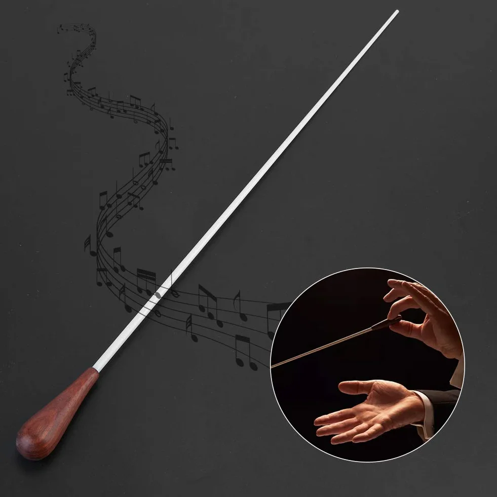 Taktstock Musik Dirigentenstab, Holz, für Chorsinfoniekonzert, Chor, Symphonie, Orchesterband, mit Gehäuse