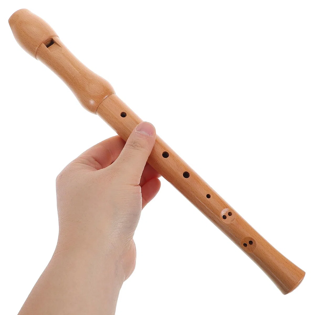 Gatuida Holzblockflöte Deutsche Griffweise Klarer Klang Leichtes Anfänger Instrument für Musikübung und Schulband Geeignet
