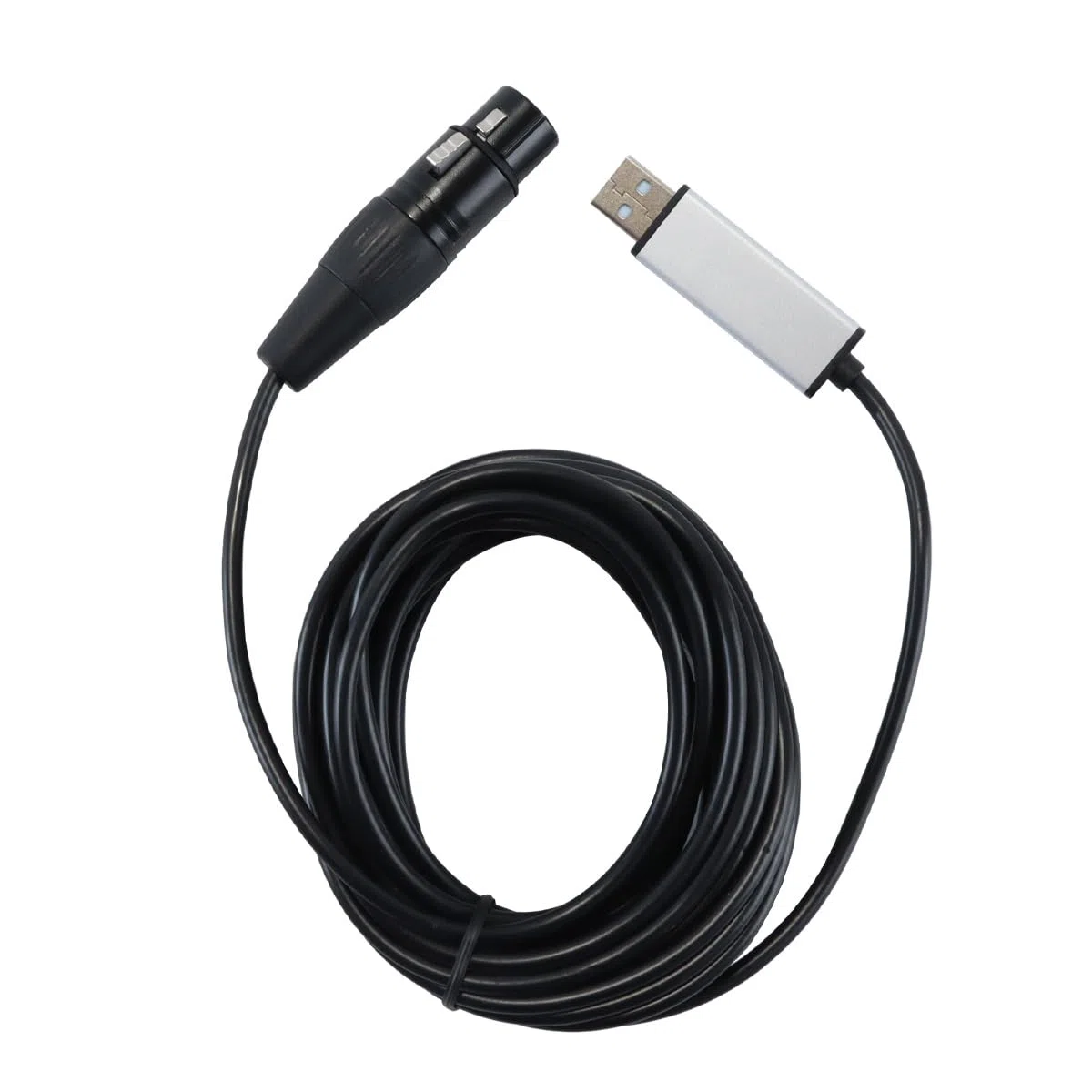 5 m USB-zu-DMX-Interface-Adapter RS485-Konverter seriell 3-PIN XLR DMX512 Freestyler Software PC zur Bühnenbeleuchtungssteuerung Dimmerkabel