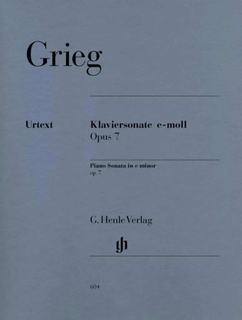 Klaviersonate e-moll op. 7: Instrumentation: Piano solo (G. Henle Urtext-Ausgabe)