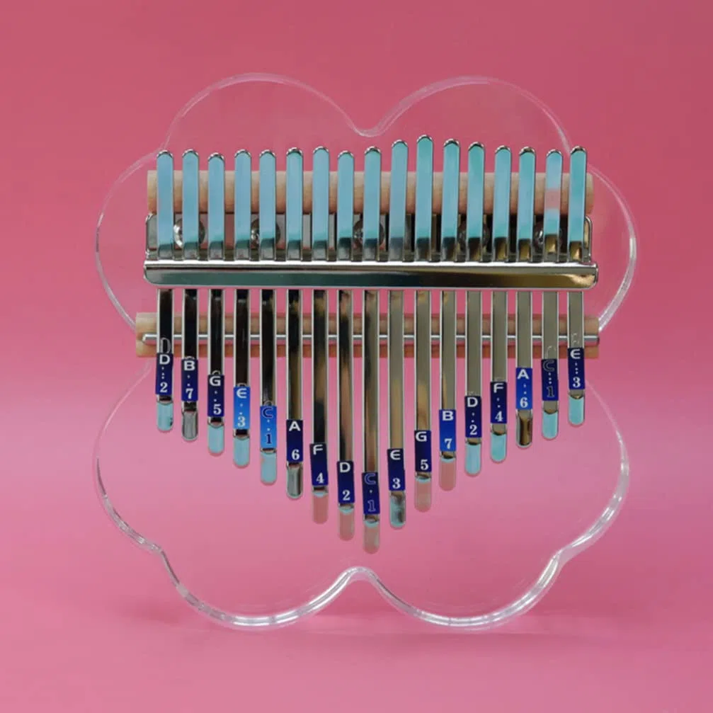 FOMIYES Farbaufkleber Aufkleber 5 Stück Kalimba-Daumen-Klavieraufkleber Mit 17 Tasten Für Anfänger Kalimba-Notenaufkleber Kalimba-Lernaufkleber Farbige Aufkleber Mini-Zubehör