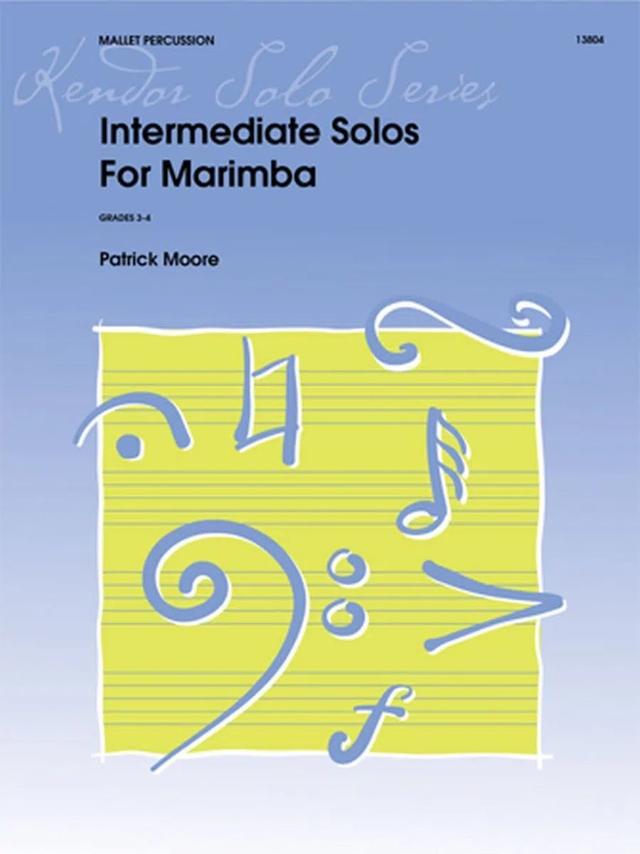 Moore-Intermediate Solos For Marimba-BOOK