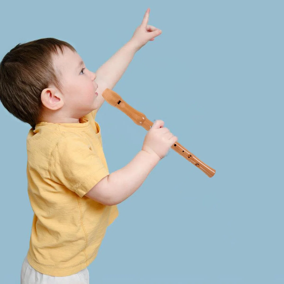 Gatuida Holzblockflöte Deutsche Griffweise Klarer Klang Leichtes Anfänger Instrument für Musikübung und Schulband Geeignet