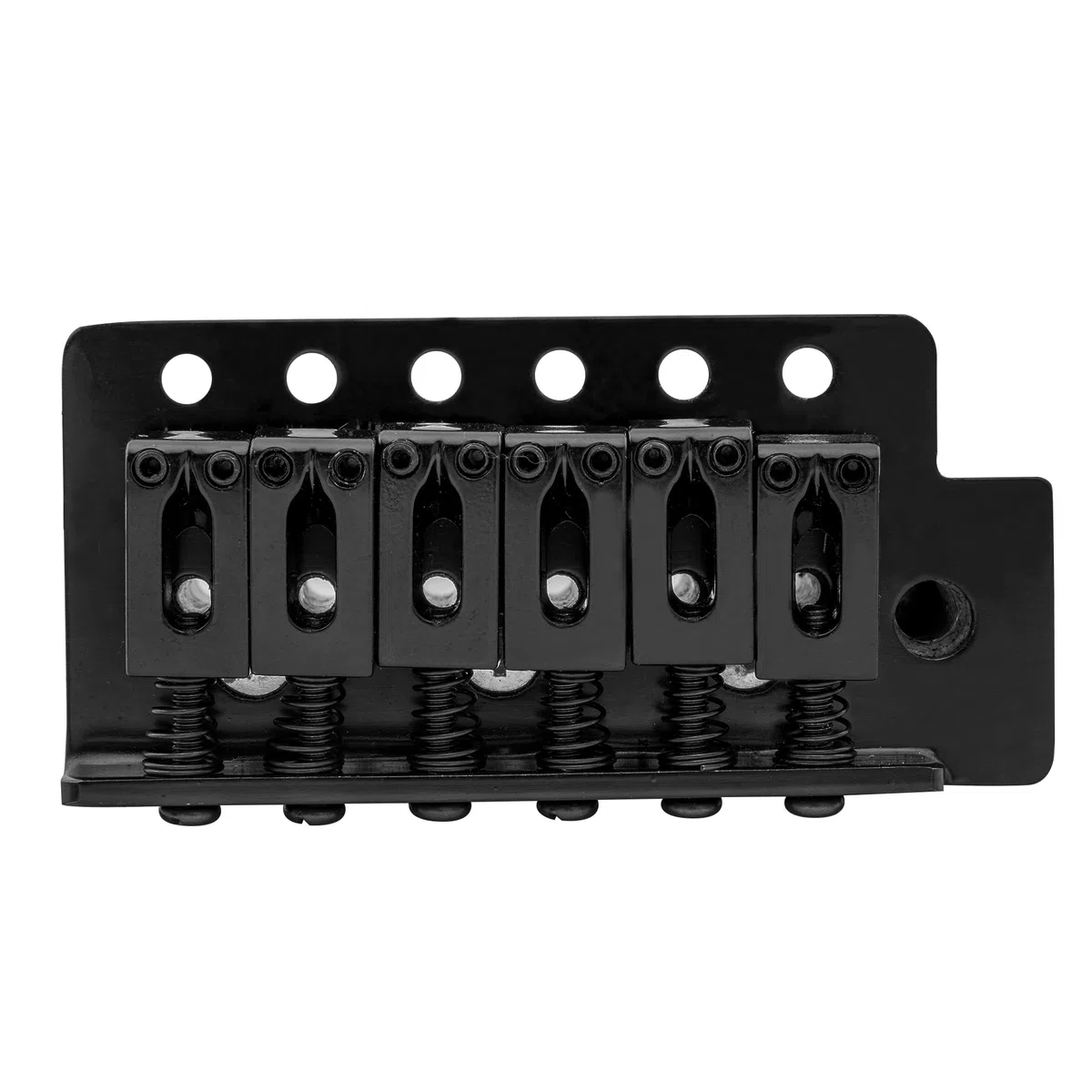 Musiclily 52,5mm Tremolo Bridge ST Tremolo Steg Brücke System für Fender Strat Style E-Gitarre, Schwarz