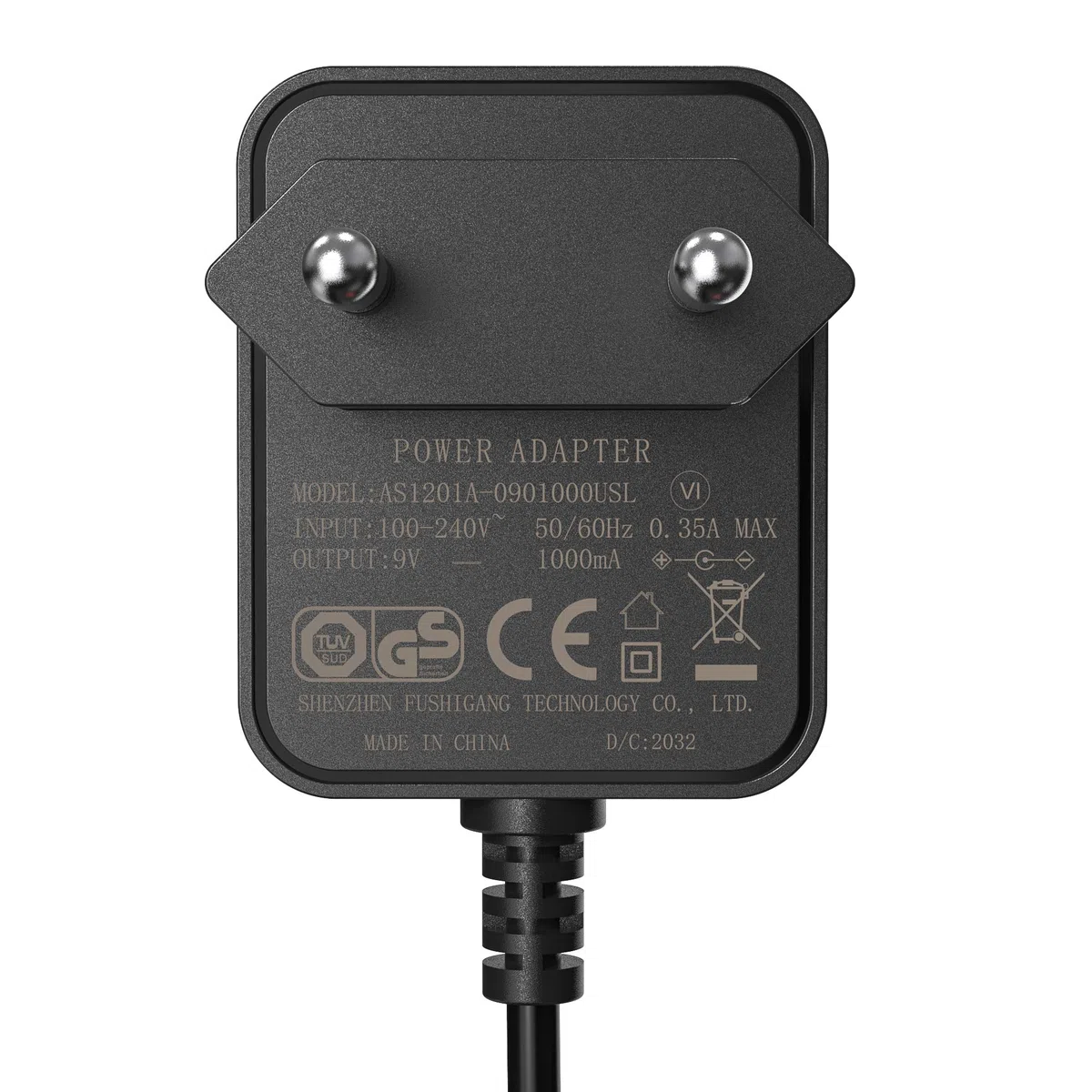 Donner Power Supply Adapter Netzteil Adapter für Gitarre Effektpedal 9V DC 1A mit 5 Daisy Chain kostenlosen Kabel (DPA-100)