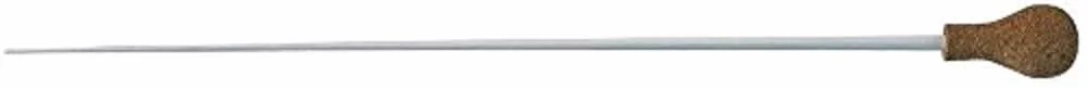 GEWA 912308 Taktstock Korkgriff Modell 5 lackiert weißbuche, 32 cm, weiß Korkgriff 32 cm