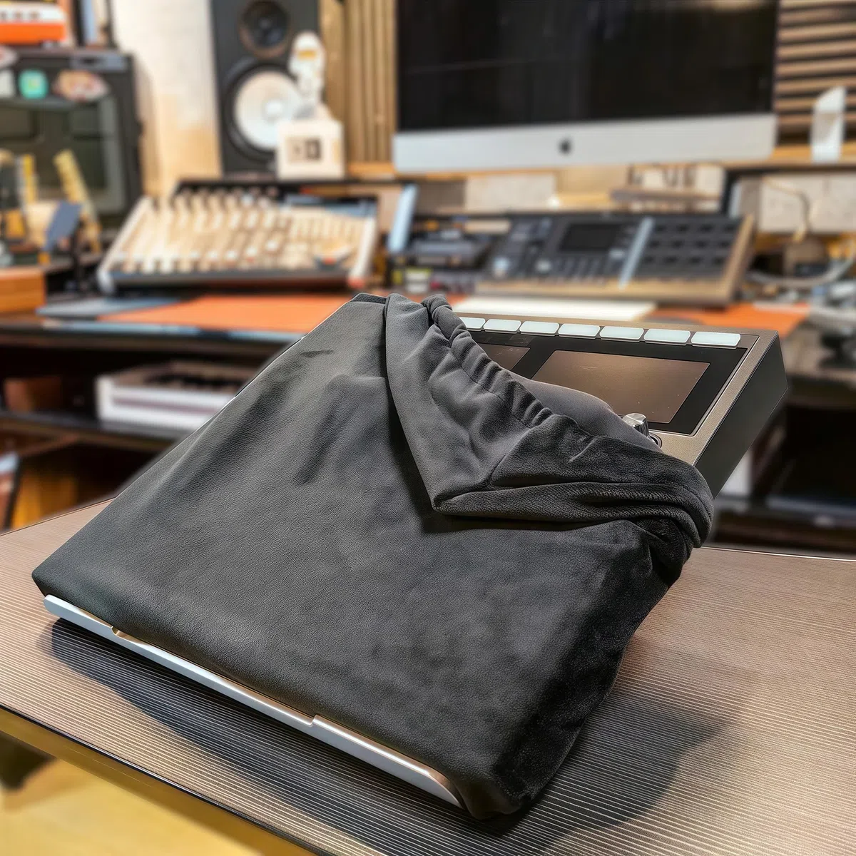 Musiin Staubschutz für Audiogeräte kompatibel mit Audio-Technica AT-LP60XBT, NI Maschine+, weiches Samtmaterial, staub- und haarfest