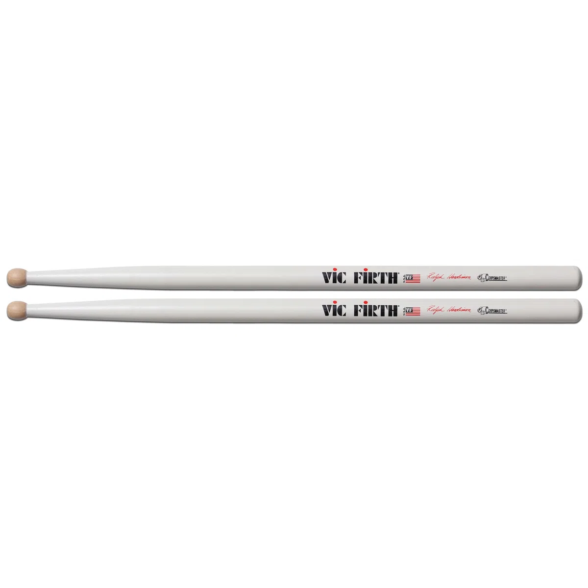 VIC FIRTH RH Drum-Stick "5A American Classic-Serie, Hickory,Wood-Tip"