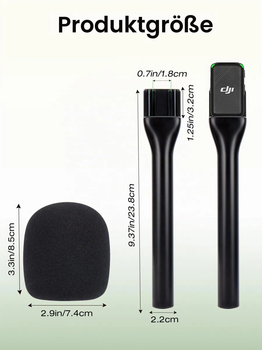 Tragbarer kabelloser Mikrofonständer für DJI-Mikrofon, Halterung für DJI Mic 2, tragbarer Mikrofonadapter für Interviews Kolloquio