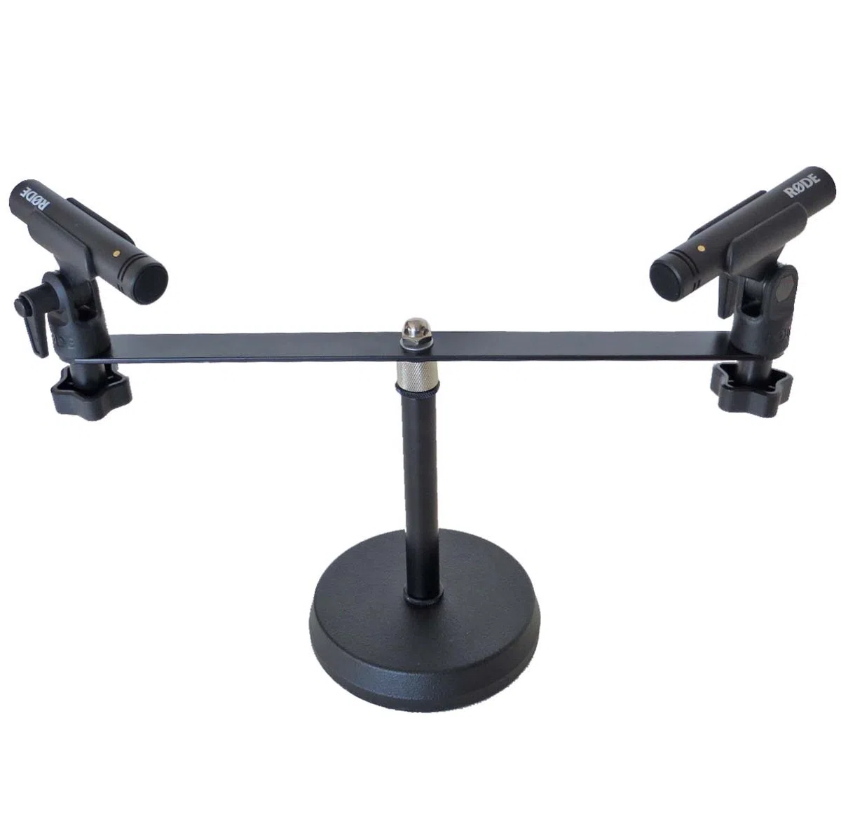 keepdrum Mikrofonständer (STB01 Stereo-Schiene T-Bar, Black)
