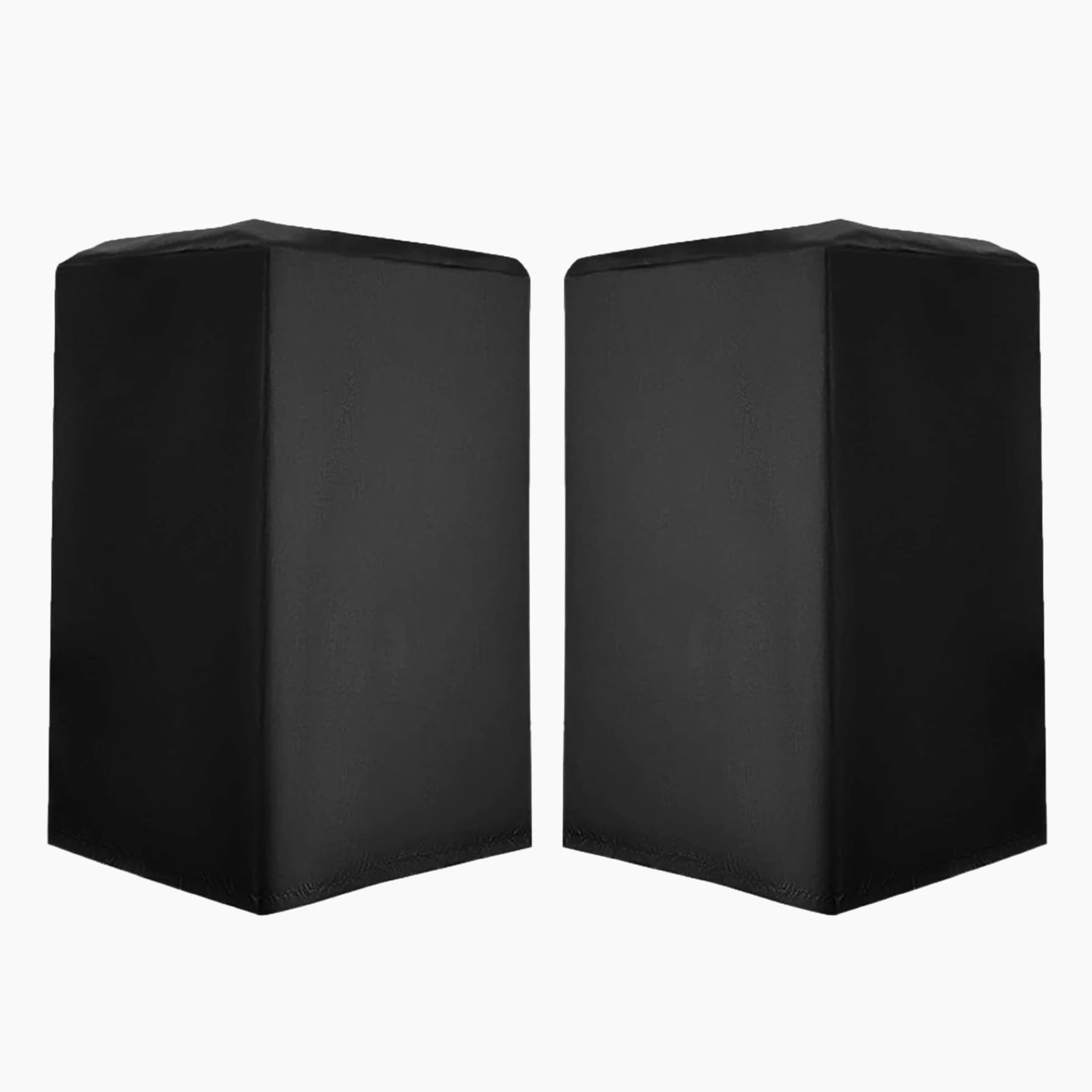 Musiin 12-Zoll-Lautsprecherhülle für den Außenbereich, wasserdichtes, UV-beständiges Oxford-Tuch, geeignet für aufrechte PA/DJ-Lautsprecher-Schutzhüllen (2 Packungen)