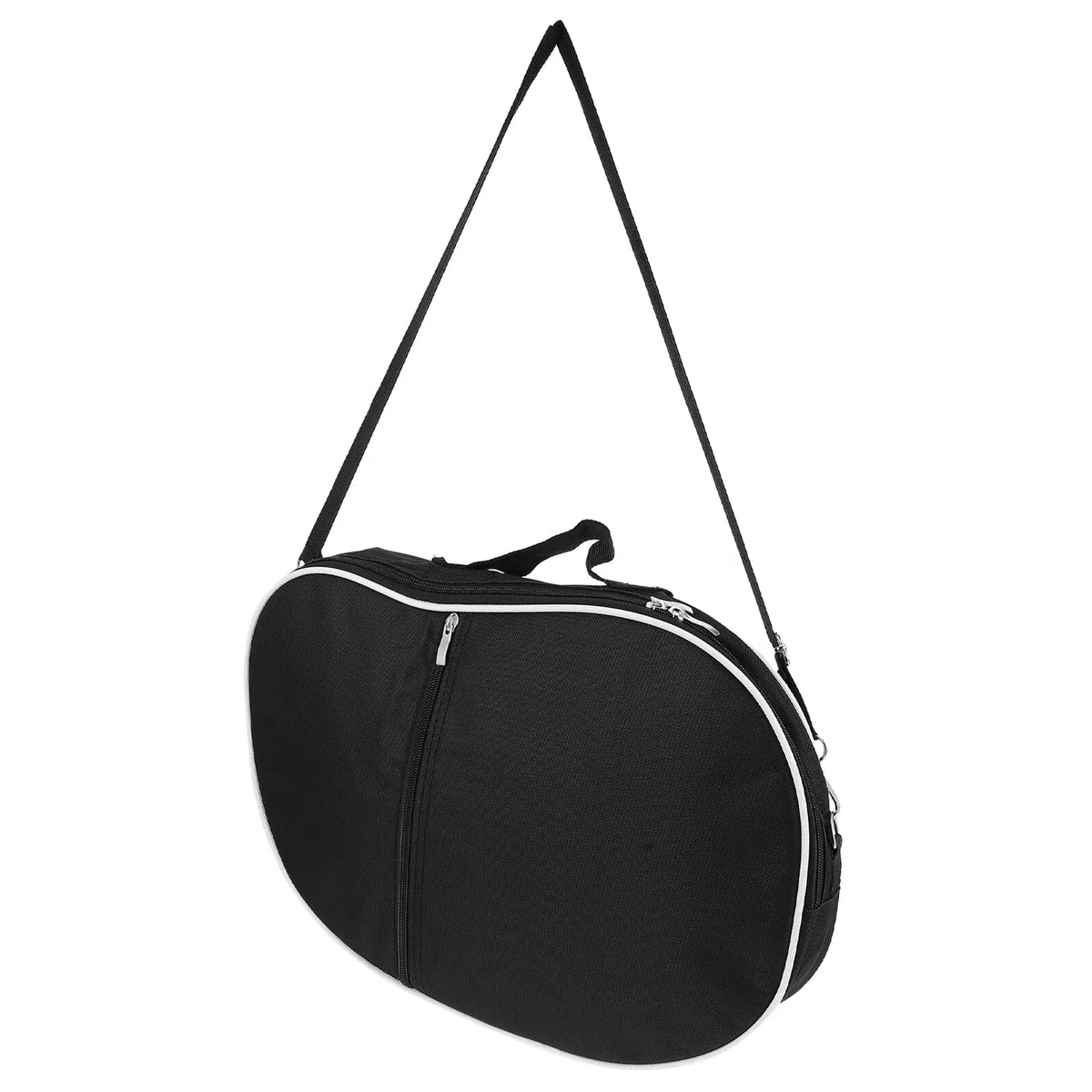 Cabilock Leiertasche aus Canvas für Lyra Harfe Tragbare und Leichte Aufbewahrungstasche für Zuhause und Schule Kompakte Harfentasche in Schwarz