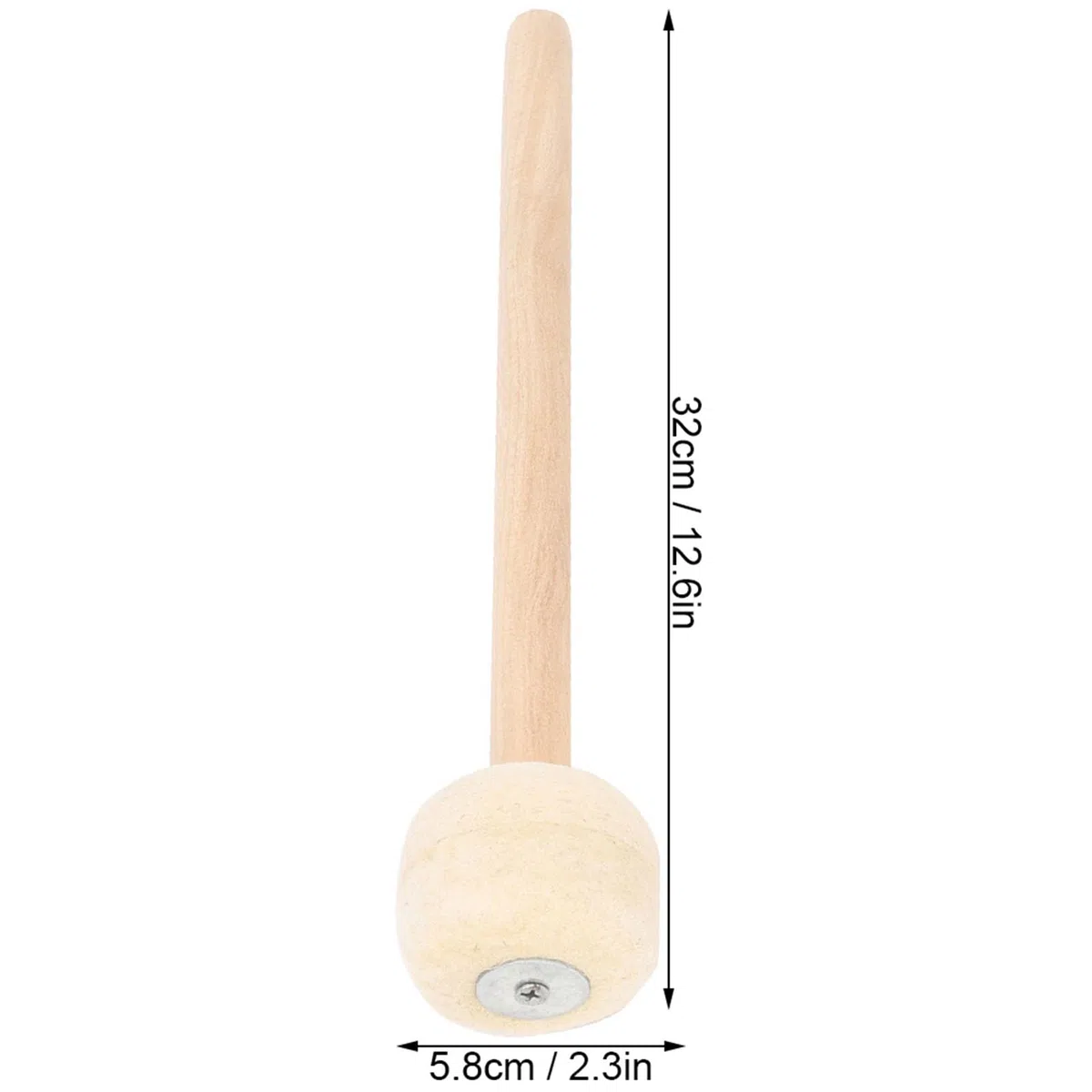 2 Stück Trommelstöcke aus Schaumstoff, Paukenschlägel, Kinder-Hand-Percussion-Trommelstöcke, Holzgriff-Instrumente, Kinder, Studenten, Anfänger, Ahorn-Trommelstöcke