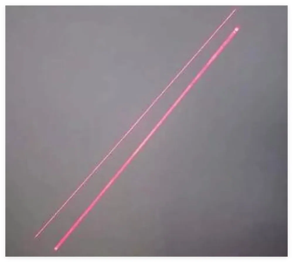650nm Nahtmaschine Laserlicht Kreuzlinie Punkt Roter Laser-Lokator Schalter + Magnet (Linie)