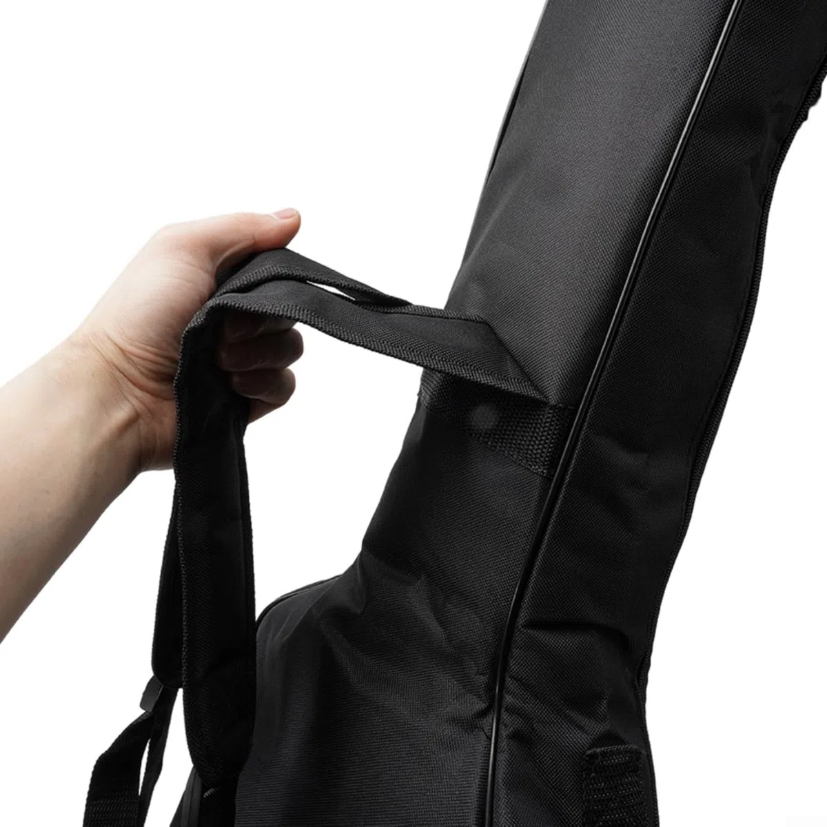 Wasserdichte gepolsterte Gitarrentasche für 104 cm (41 Zoll) klassische Akustikgitarren, verschleißfestes Oxford-Gewebe außen und weiches, glattes Futter (schwarz)