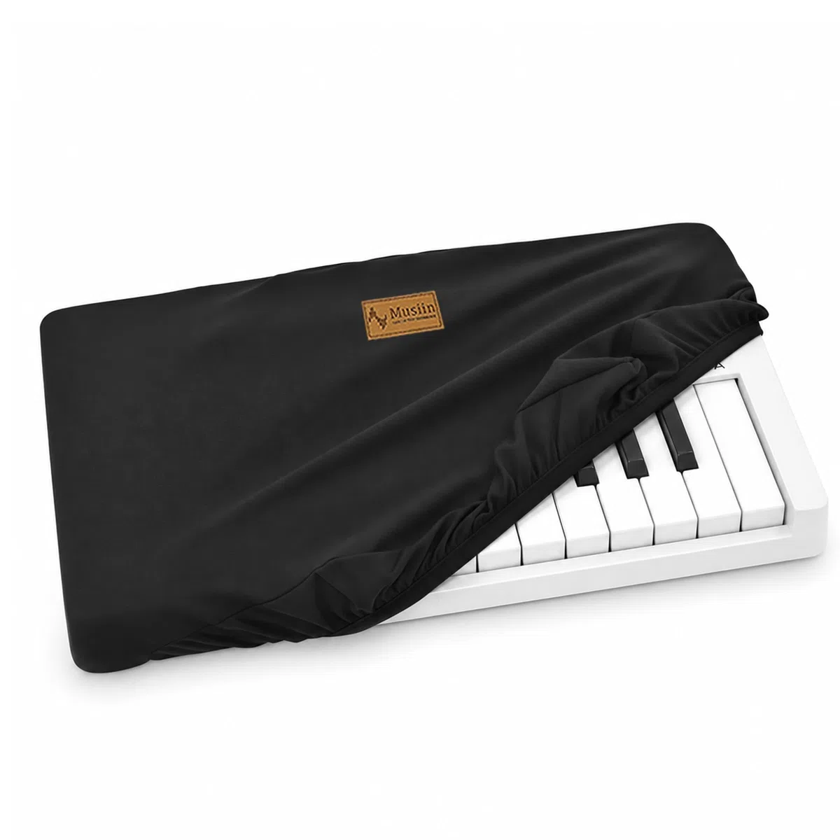 Musiin Staubschutz für Midi-Tastaturen mit 25 Tasten für den täglichen Gebrauch, kompatibel mit Arturia MiniLab 3, MiniLab mkII 25, hochwertiges Chinlon-Design, kratzfest und staubdicht, Soft-Touch