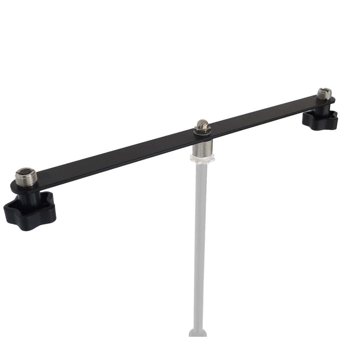 keepdrum Mikrofonständer (STB01 Stereo-Schiene T-Bar, Black)