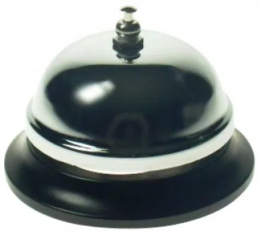 Tischklingel silber