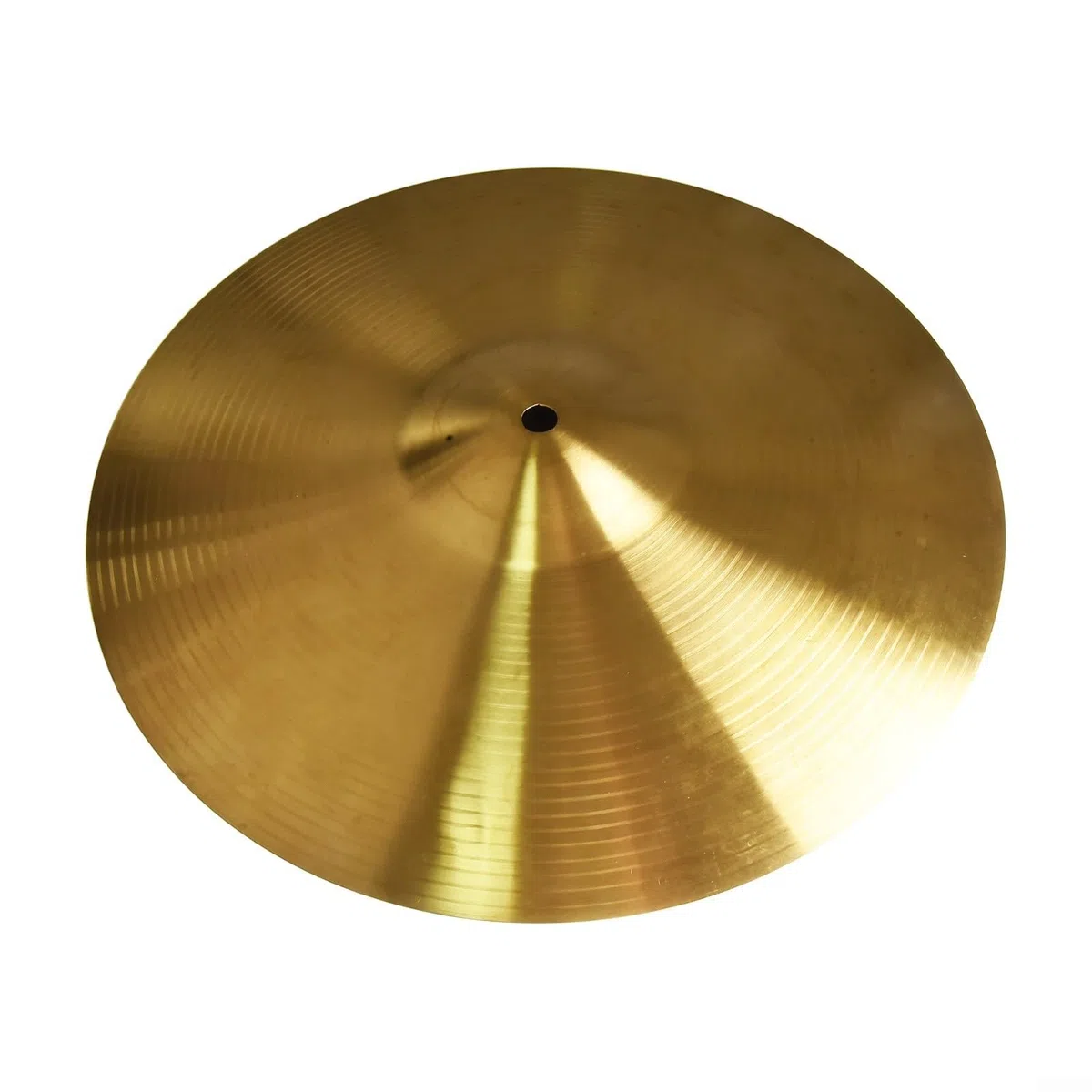 Goldene Messing-Becken für Schlagzeug-Set, Percussion, inkl. Splash Crash und Hi-Hat, in den Größen 6, 8, 10, 12, 14, 16 Zoll, für alle Schwierigkeitsstufen (35,6 cm)