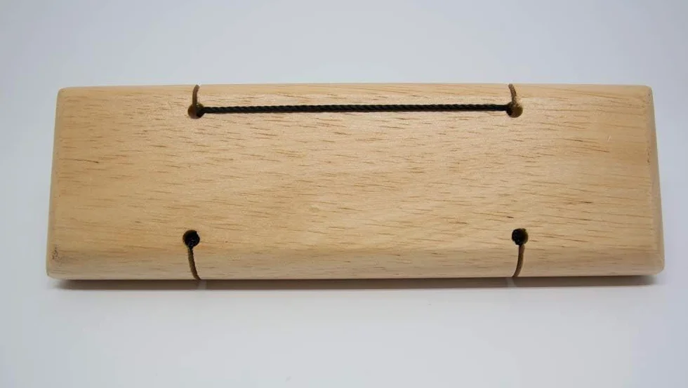 Nino Percussion Energy Chimes Musikinstrument – Klein – inklusive Schlägel – für Kinder ab 3 Jahren – Holz und Aluminium, Natur (NINO579S)