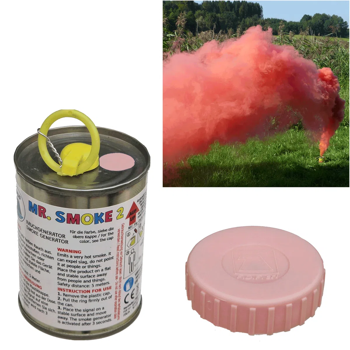 KLIMA Raucherzeuger Mr. Smoke Typ 2 in Pink