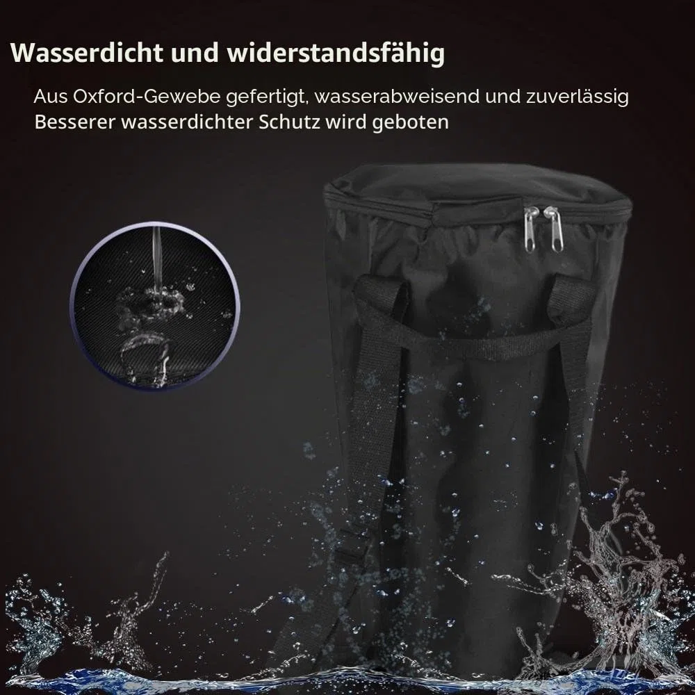 Afrikanische Trommeltasche Drum Djembe Tasche Bag Wasserdicht Oxford-Gewebe Trommeltragetasche 40 x 24 cm