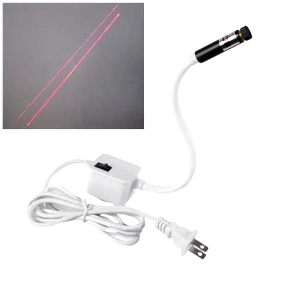 650nm Nahtmaschine Laserlicht Kreuzlinie Punkt Roter Laser-Lokator Schalter + Magnet (Linie)