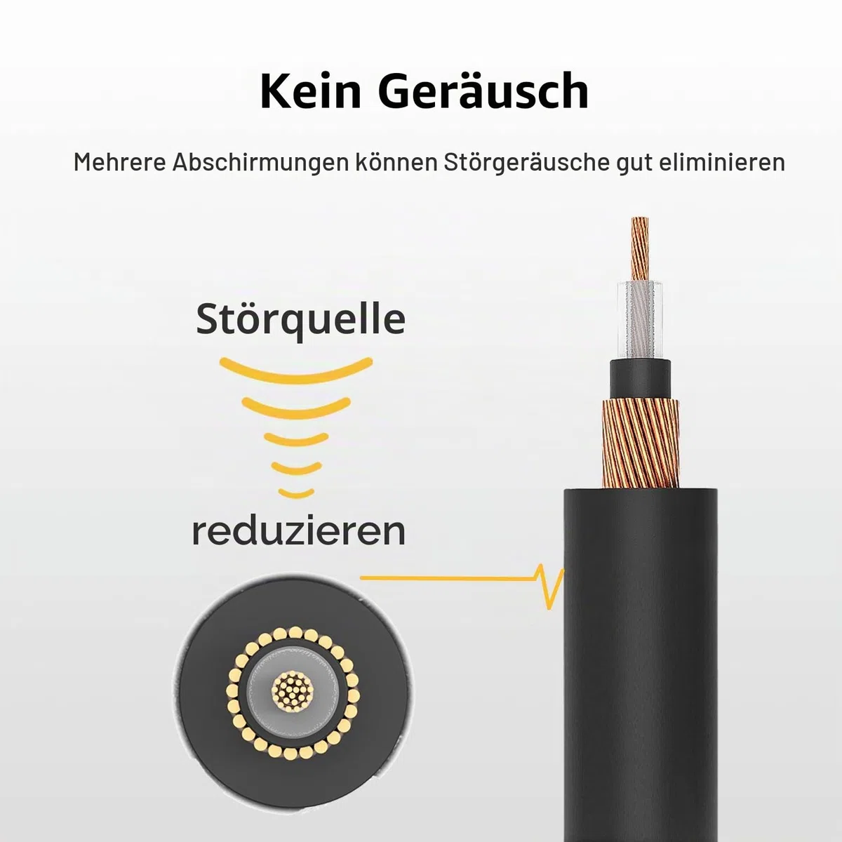 Donner Patchkabel Gitarre Pedal 15CM rechtwinklig, 6,35mm Instrumentenkabel Klinken Klassisches Patchkabel für Effektpedale, 6 Stück